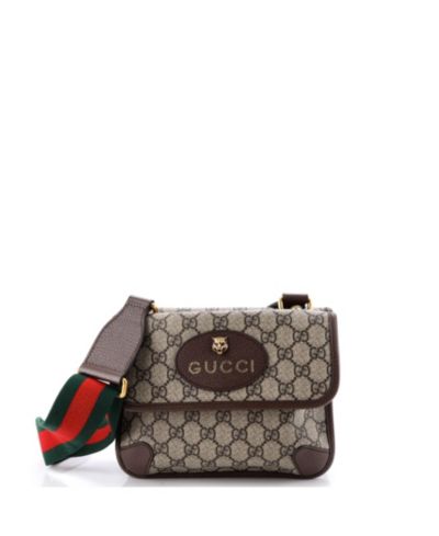 Pre-Owned Gucci Small Neo Vintage Flap Messenger GG Coated Canvas