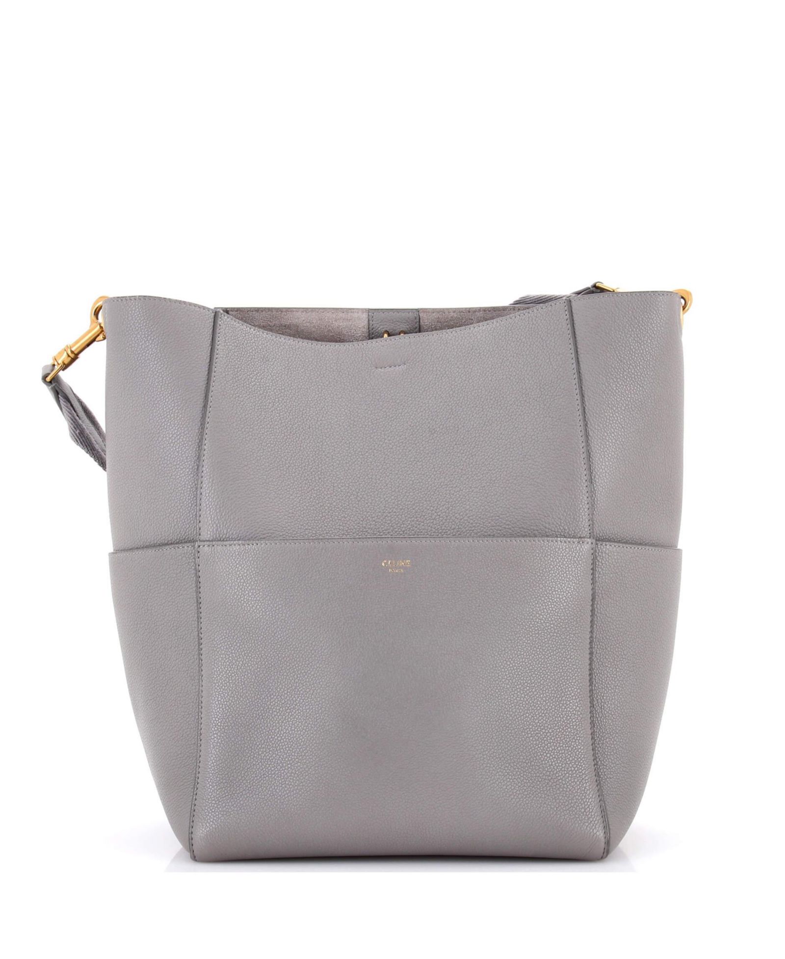 Pre-Owned Celine Large Sangle Seau Bag Calfskin