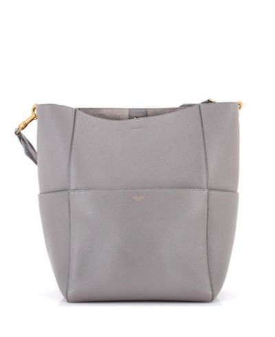 Сумка Celine Large Sangle Seau из телячьей кожи, б/у