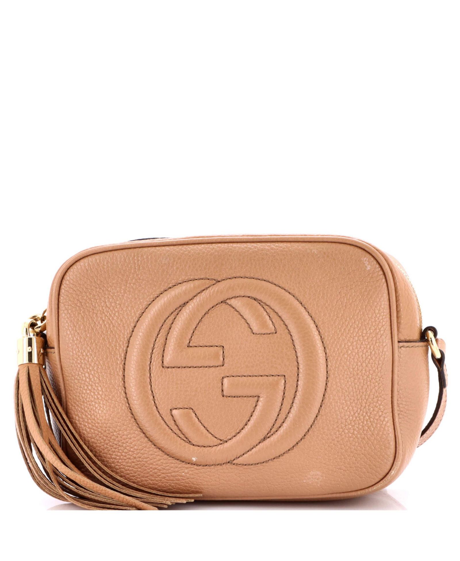 Кожаная сумка через плечо Gucci Small Soho Disco (б/у)