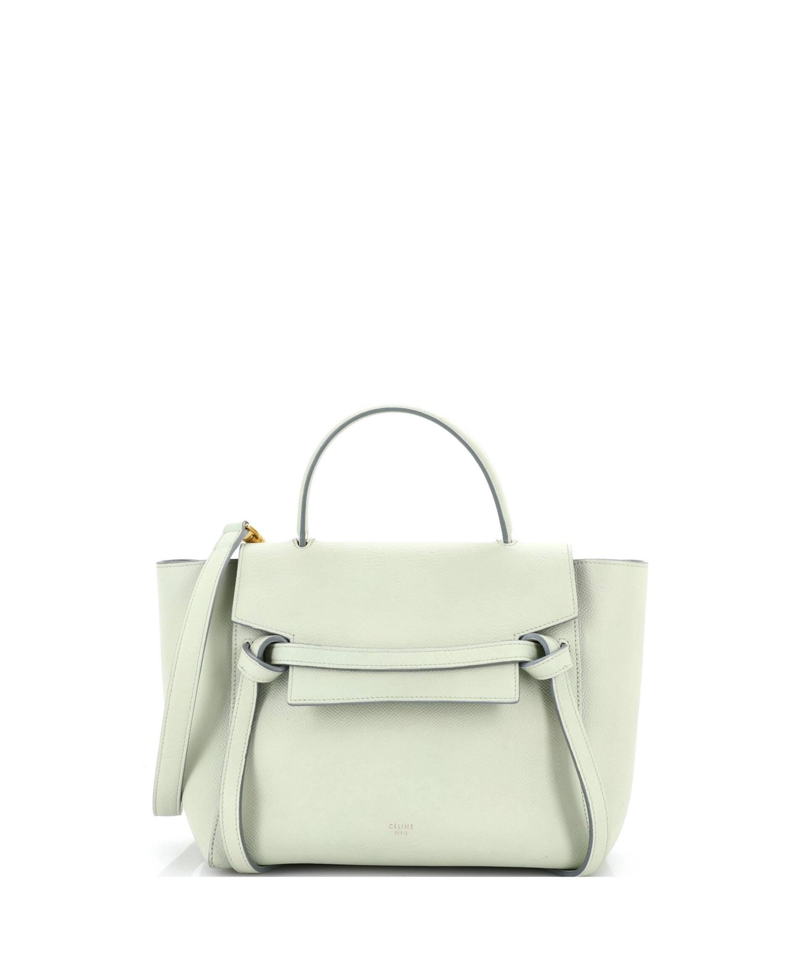 Pre-Owned Celine Micro Belt Bag Textured Leather