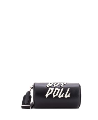 Сумка через плечо Celine Cylinder Leather с аппликацией, б/у
