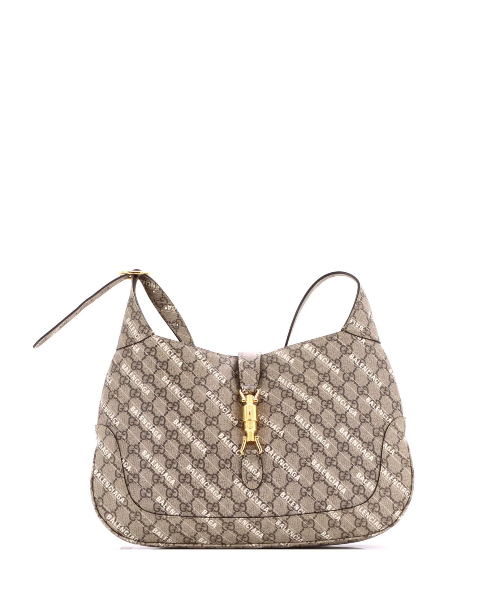 Gucci x Balenciaga The Hacker Project Jackie 1961 hobo сумка из покрытого холста GG, б/у