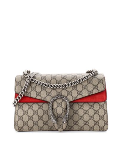 Gucci б/у маленькая сумка Dionysus из покрытого холста GG