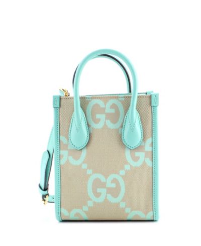 Мини-сумка Gucci Vertical Tote Jumbo GG Canvas, б/у