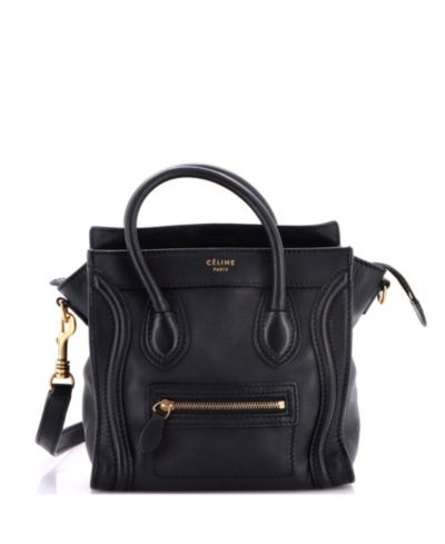 Pre-Owned Celine Nano Luggage Bag Smooth Leather