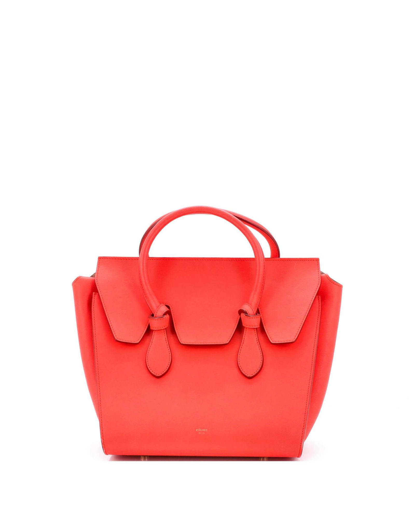 Celine Mini Tie Knot Tote из гладкой кожи, б/у