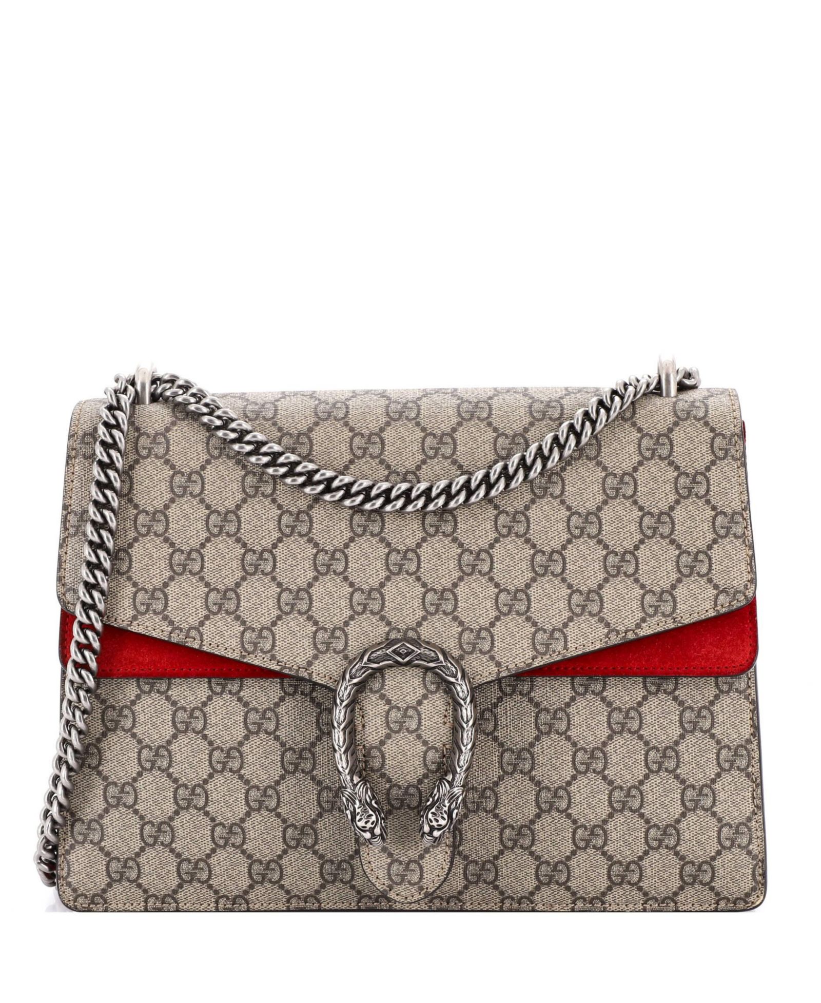 Pre-Owned Gucci Medium Dionysus Bag GG Coated Canvas