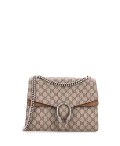 Pre-Owned Gucci Medium Dionysus Bag GG Coated Canvas