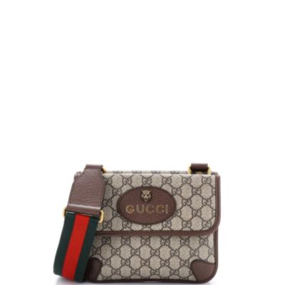 Pre-Owned Gucci Small Neo Vintage Flap Messenger GG Coated Canvas