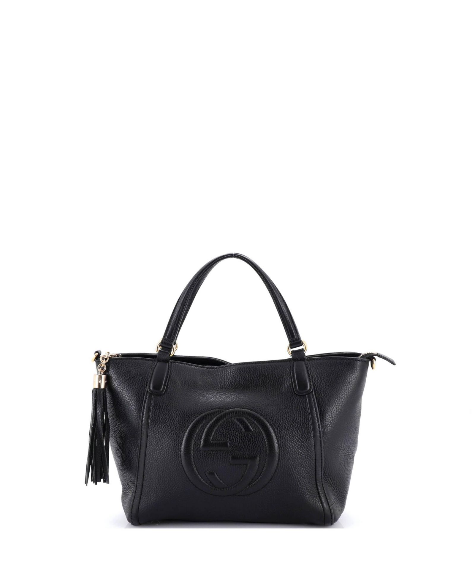 Pre-Owned Gucci Small Soho Convertible Top Handle Bag Leather