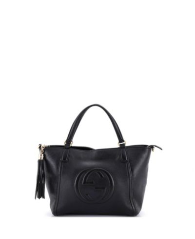Кожаная сумка Gucci Small Soho Convertible Top Handle, б/у