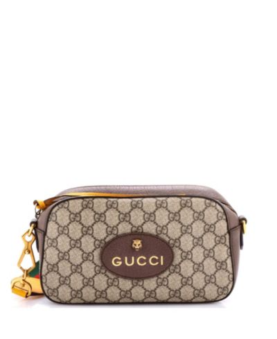 Сумка-мессенджер Pre-Owned Gucci Neo Vintage Camera GG Coated Canvas