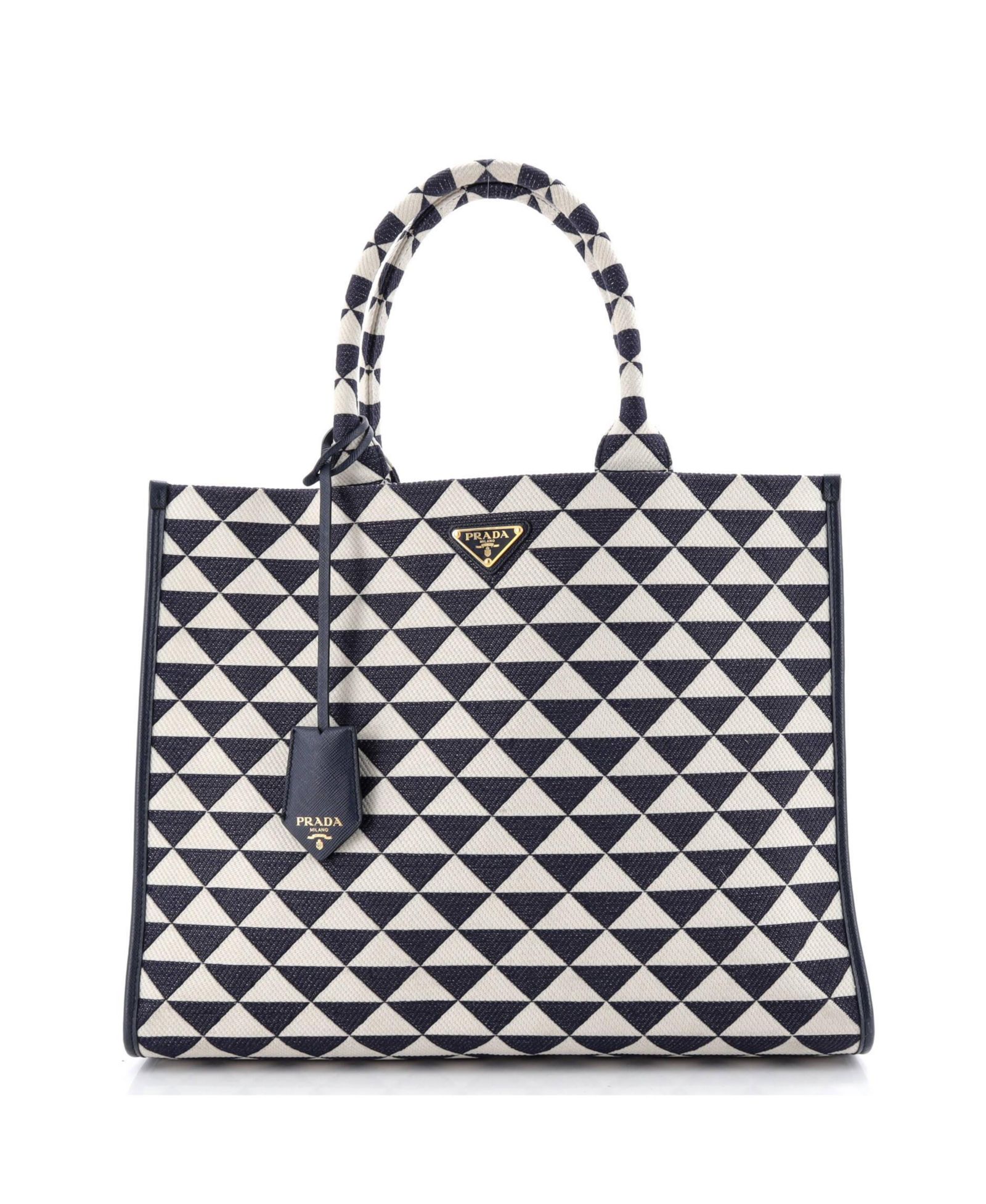 Шоппер Prada Large Symbole Jacquard, б/у