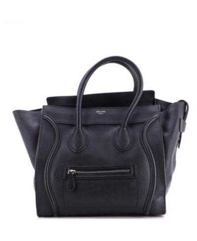 Б/у мини-сумка Celine из зернистой кожи