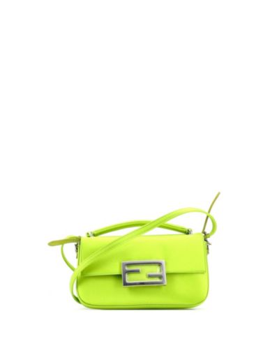 Подержанная сумка-чехол Fendi Baguette Phone Pouch Silk