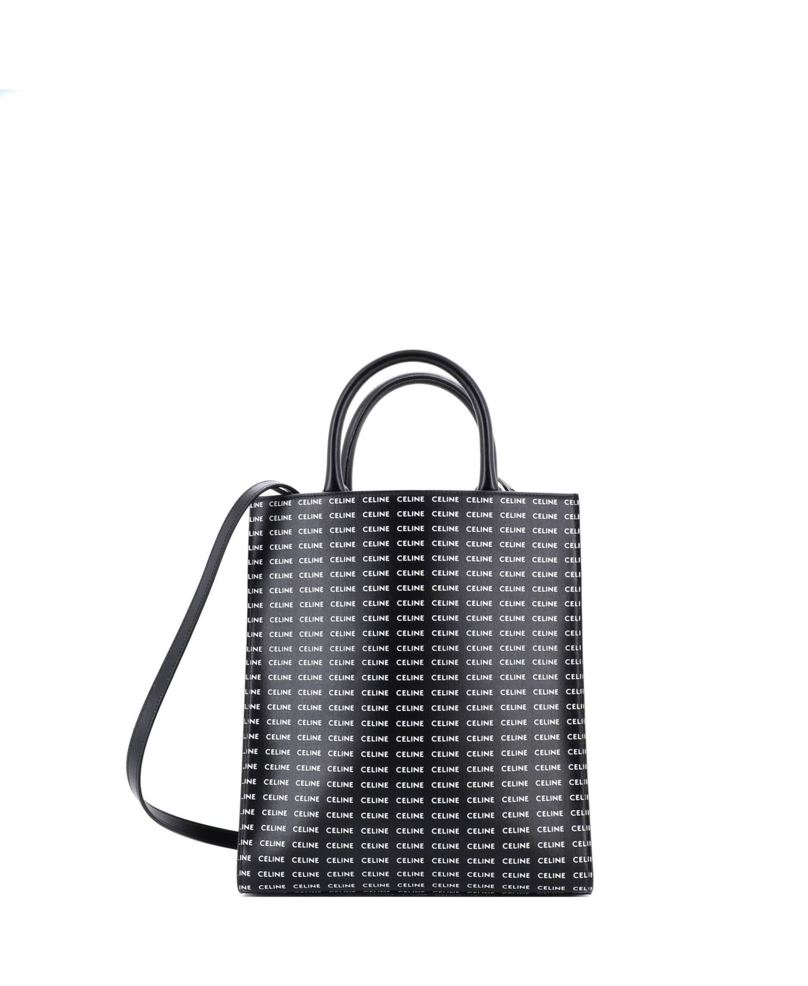 Celine Small Vertical Cabas сумка тоут из кожи