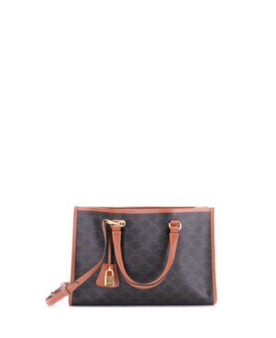 Сумка-тоут Pre-Owned Celine Mini Horizontal Cabas Triomphe Coated Canvas