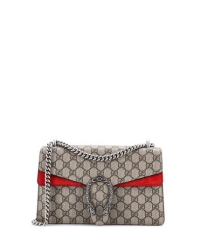 Б/у маленькая сумка Gucci Dionysus Bag GG Coated Canvas