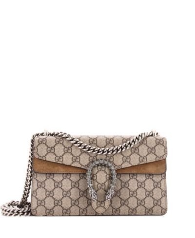 Gucci маленькая сумка Dionysus, покрытый холст GG с кристаллами