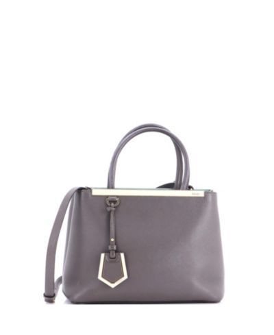 Pre-Owned Fendi Petite 2Jours кожаная сумка