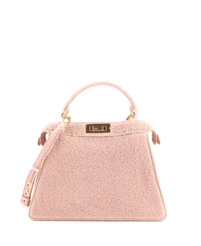 Сумка Fendi Medium Peekaboo ISeeU из овчины, б/у