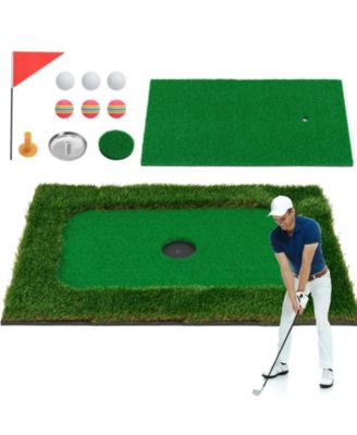 Набор для гольфа Mecale Floating Pool Golf Green с 6 мячами и флажком