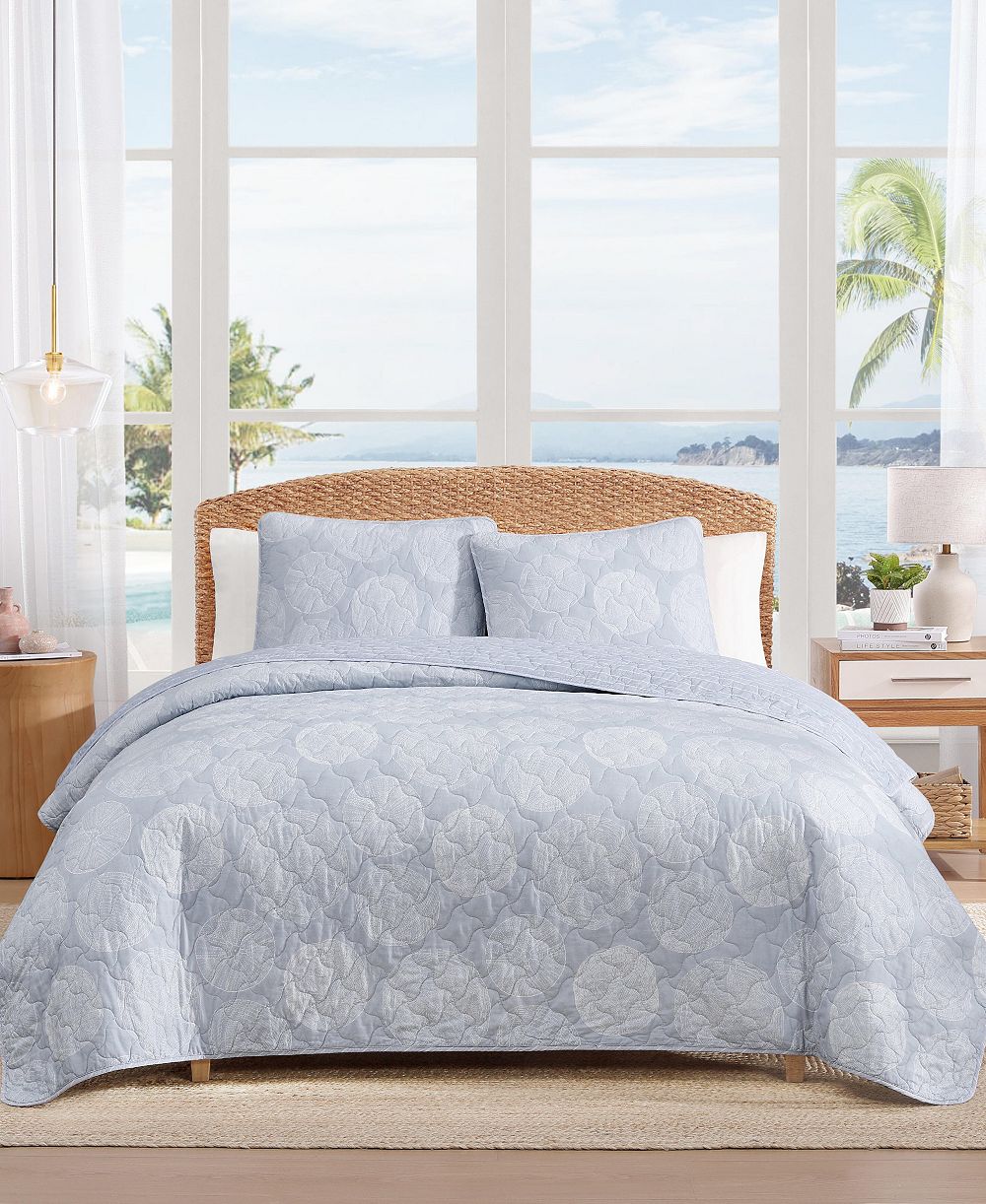 Комплект покрывала Tommy Bahama Home Ocean Island из хлопка, King