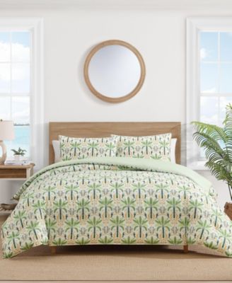 Tommy Bahama Home Mystic Palms Cotton 3-Pc. Comforter Set, Full/Queen