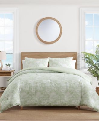 Tommy Bahama Home Beach Bluff Toile Cotton 3-Pc. Comforter Set, King