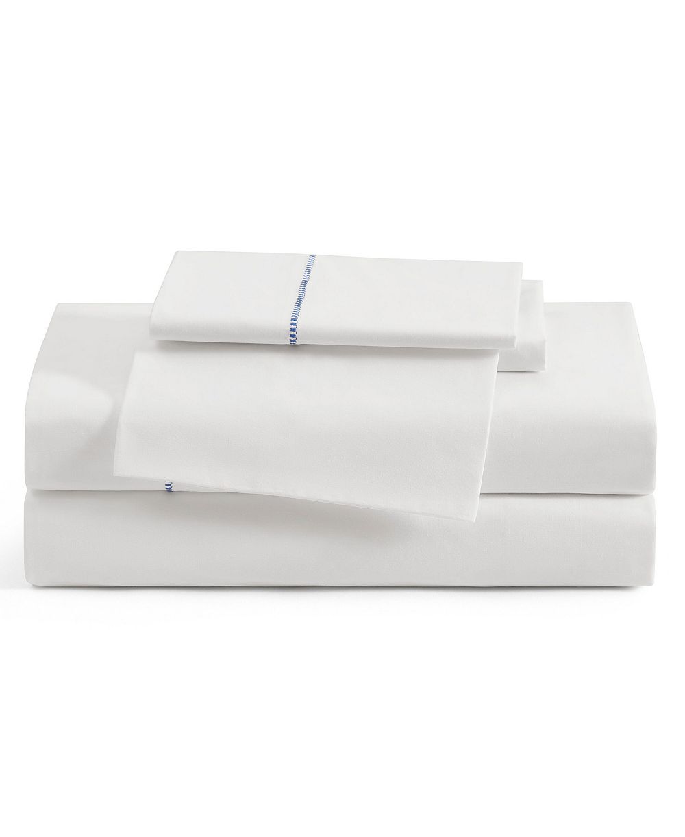 Комплект постельного белья Tommy Bahama Home Boardwalk, хлопковый, 4 шт., Queen, 200-Thread Count