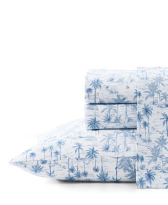 Комплект из 4 простыней Tommy Bahama Home Surfside, хлопковый перкаль, 200 нитей, California King