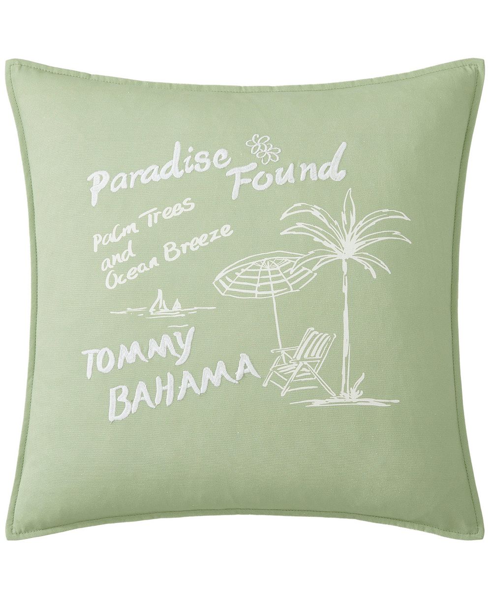 Tommy Bahama Home Paradise Found Cotton Decorative Pillow, 20" x 20"