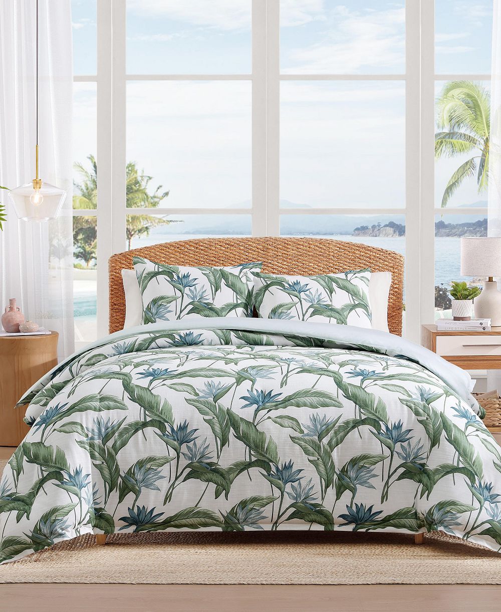 Tommy Bahama Home Набор покрывал из хлопка Birds of Paradise, King
