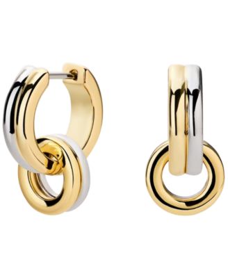 Серьги-кольца Ana Luisa Asher Drop Mixed Metal Huggie