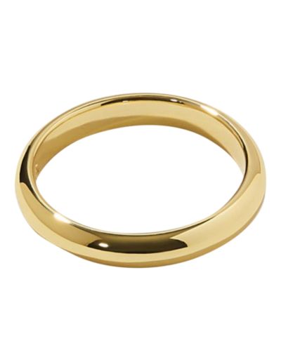 Кольцо Ana Luisa 14k Gold-Plated Everly High-Polish Band