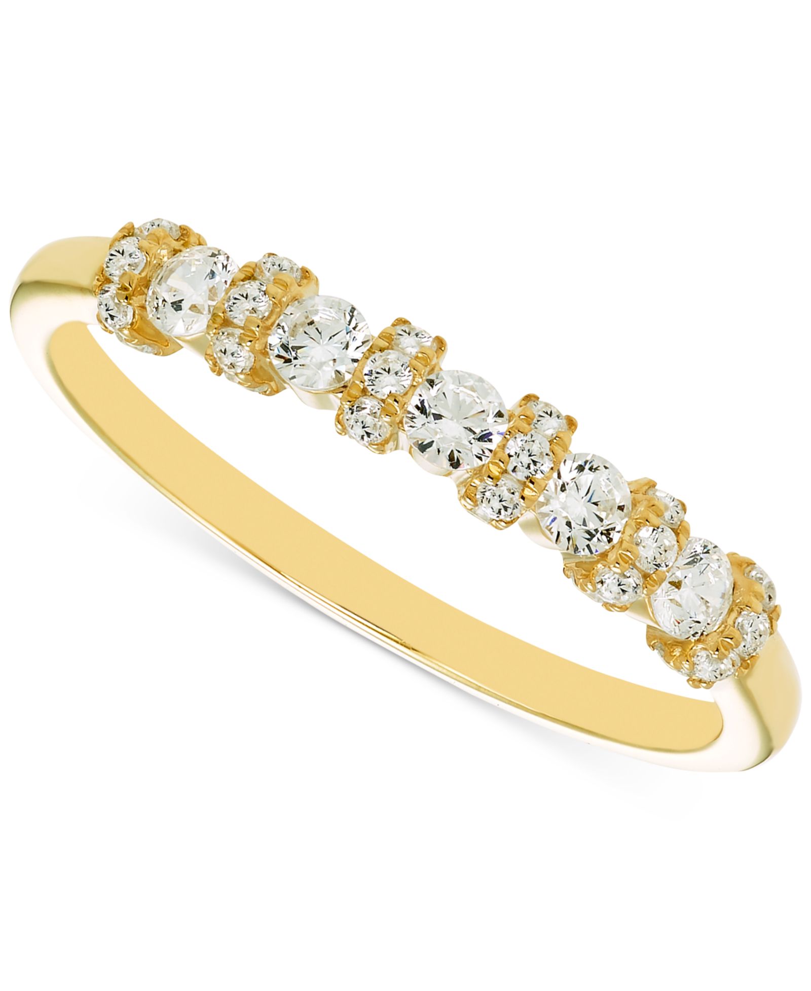 Macy's Кольцо с бриллиантом 1/2 ct. t.w. 14k Gold