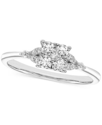 Macy's Diamond Ring (1/3 ct. t.w.) in 14k White Gold