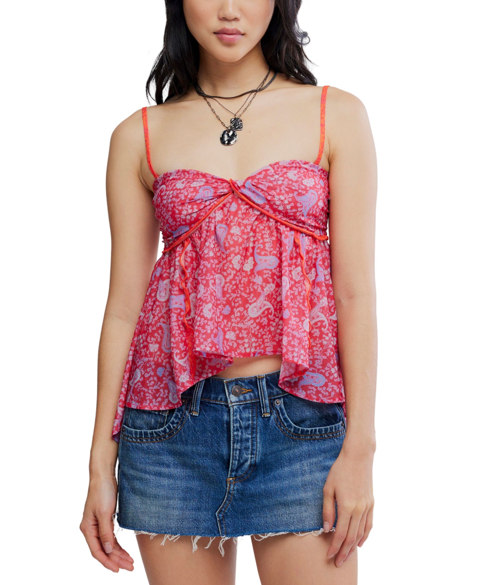 Женский топ Free People Malia Sweetheart Neck Tube