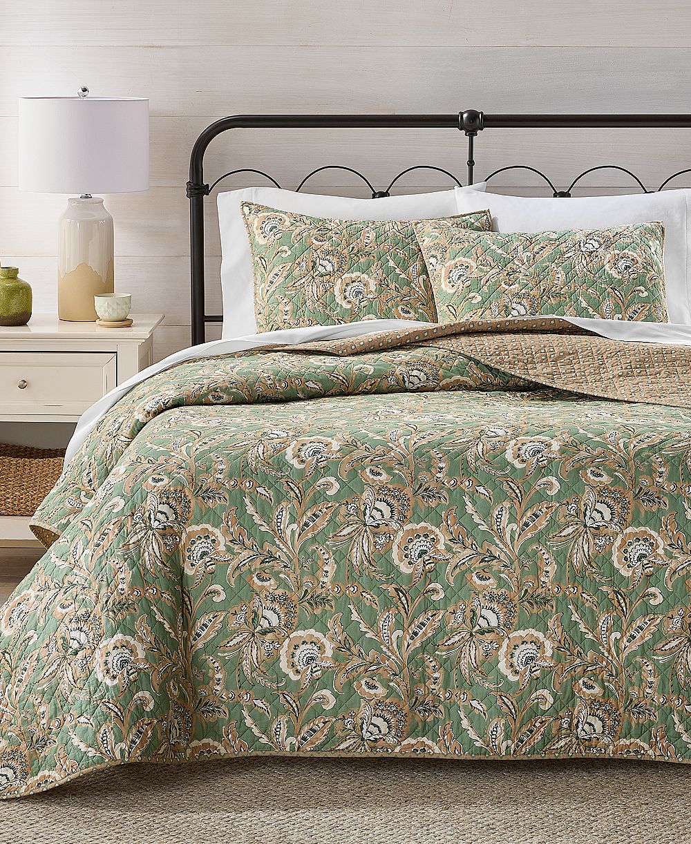 Charter Club Venetian Vine Quilted 3-Piece Quilt Set, King, Macy's Exclusive