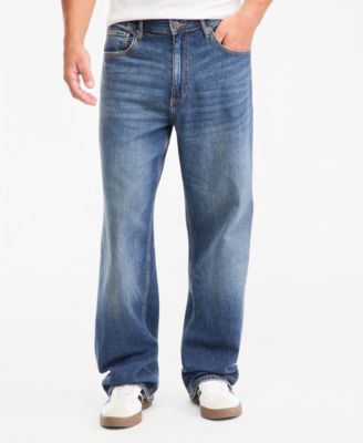 Мужские широкие джинсы Sun + Stone Hunter Destroy Mid-Rise Baggy