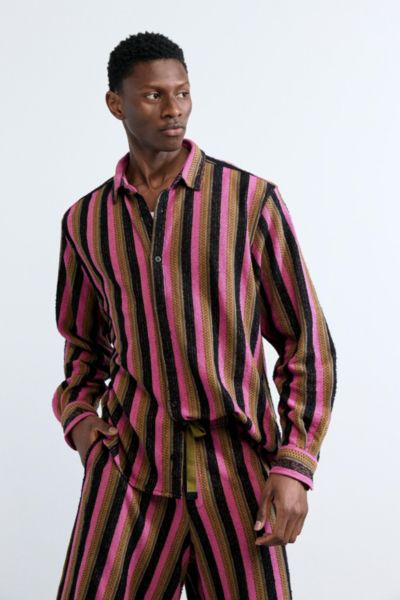 Desigual Мужская рубашка в двухцветную полоску
