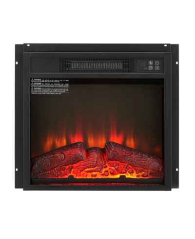 Электрический камин Flynama 1400W 120V с пультом управления и реалистичным пламенем