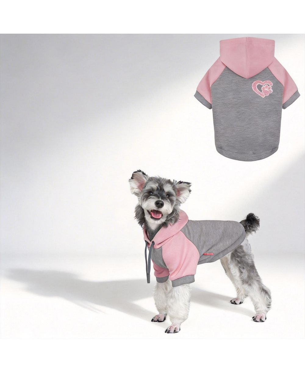 Худи для собак ARONKL Stretchy Warm Pet Sweatshirt с отверстием для поводка