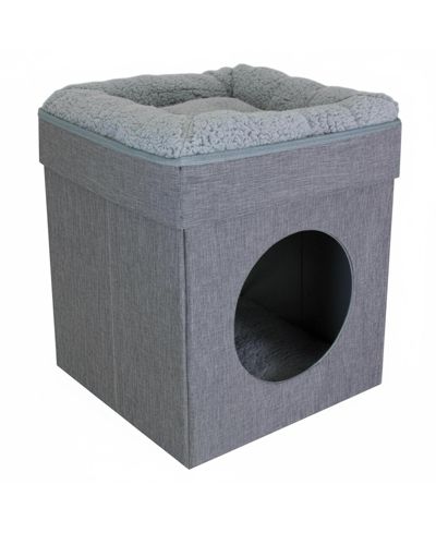 Лежанка-кровать для кошек ARONKL 2 in 1 Cube с washable cushions