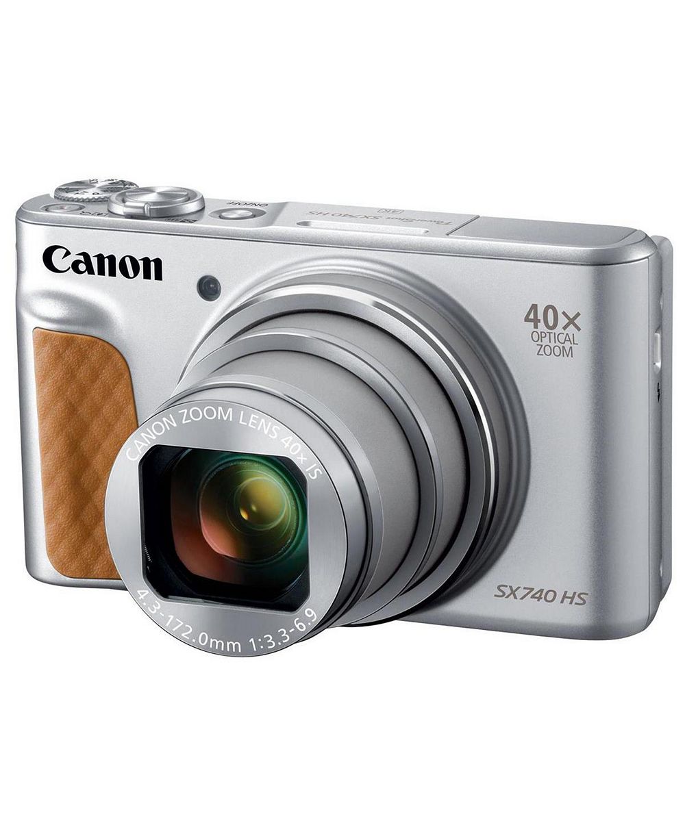 Canon PowerShot SX740 цифровая камера с 40-кратным оптическим зумом и 3-дюймовым наклонным ЖК-экраном, 4K видео, Wi-Fi, NFC, Bluetooth