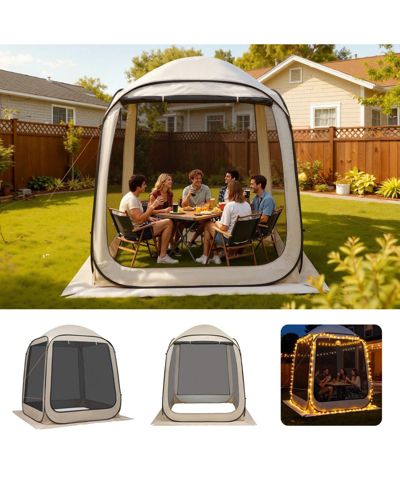 Mecale палатка-тент Pop-Up Screen 6 x 6 Ft для 4-6 человек с сумкой
