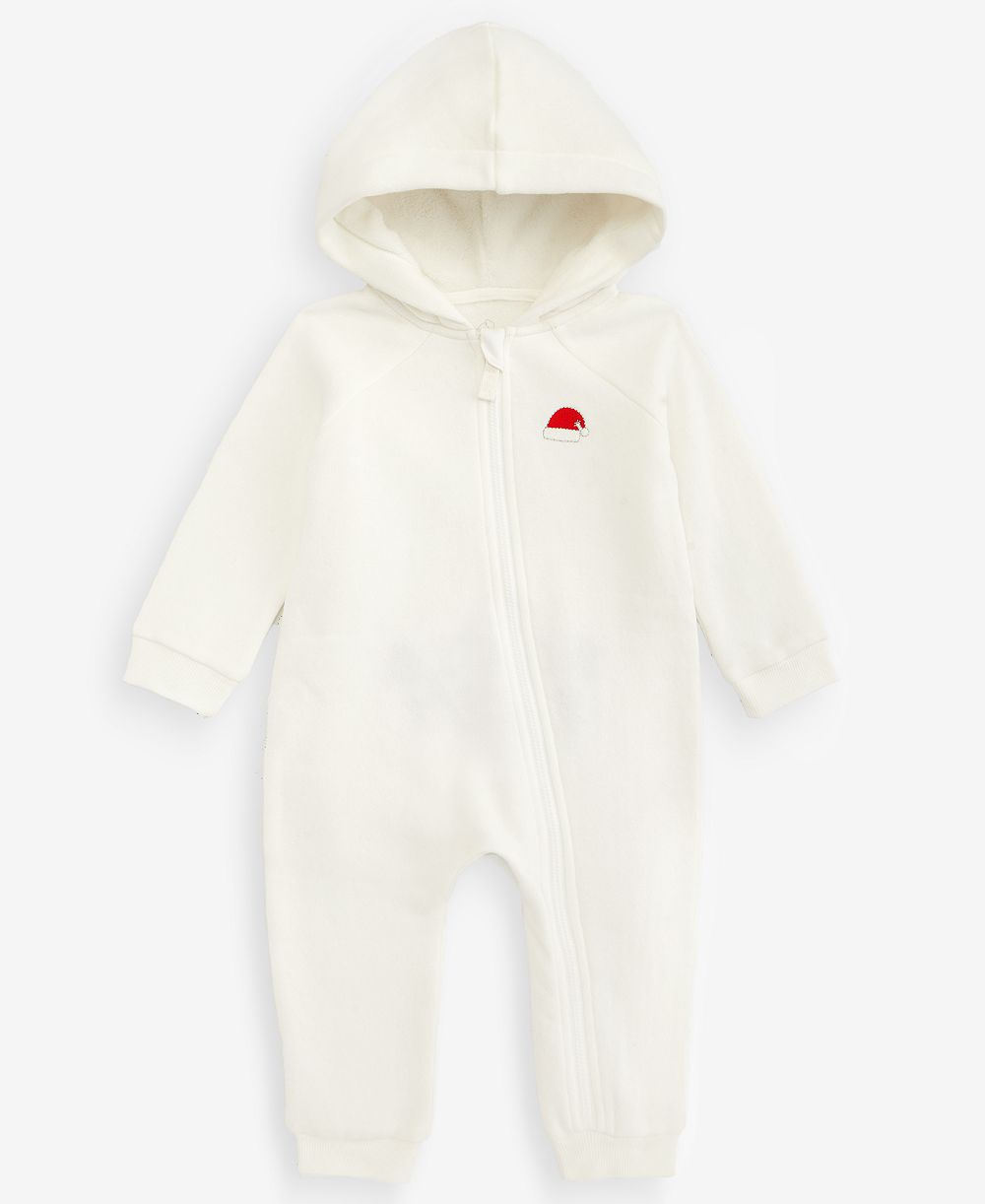 First Impressions детский комбинезон Santa Baby с капюшоном 0M-24M