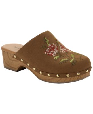 Style & Co Women's Dakotaa Studded Block Heel Clogs, Macy's Exclusive