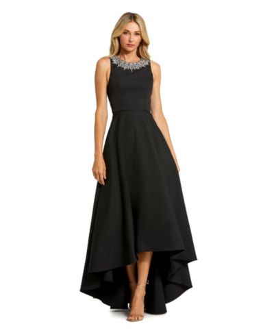 Вечернее платье Mac Duggal Petite из крепа с украшениями